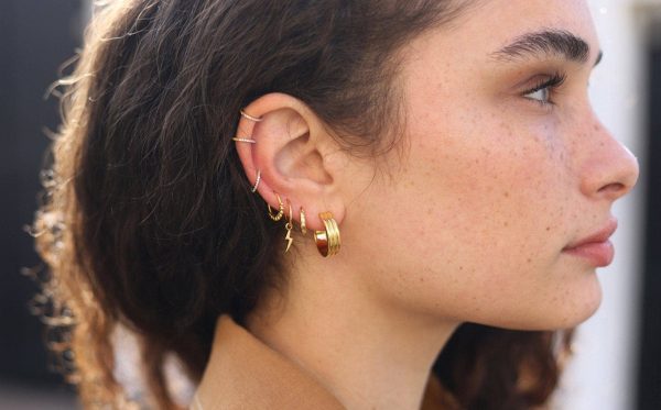 Ancien Hoop Earrings | 18ct Gold Vermeil Sale