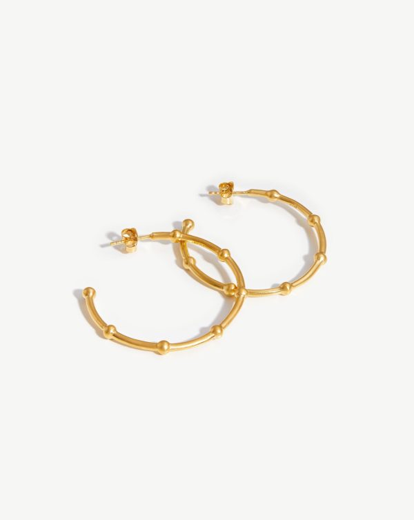 Lucy Williams Orb Hoop Earrings Online Hot Sale