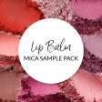 * Lip Balm Mica Sample Pack - 8 Lip Balm Colors Supply