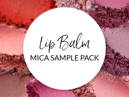 * Lip Balm Mica Sample Pack - 8 Lip Balm Colors Supply