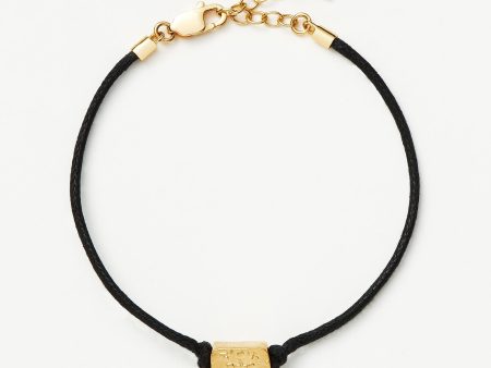 Lucy Williams Byzantine Coin Cord Bracelet | 18ct Gold Vermeil Sale