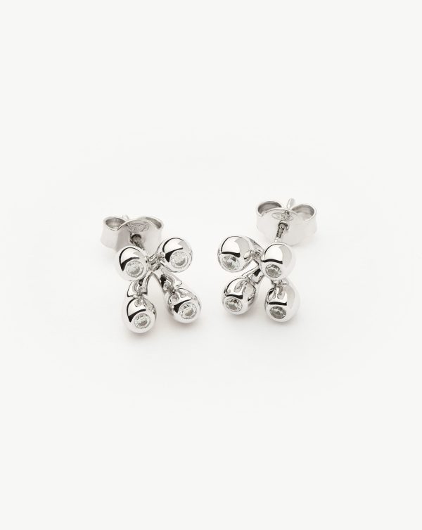 Atom Stud Earrings | Sterling Silver Hot on Sale