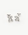 Atom Stud Earrings | Sterling Silver Hot on Sale