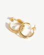 Ancien Hoop Earrings | 18ct Gold Vermeil Sale