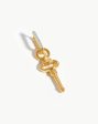 Key Single Pave Ovate Earring on Sale