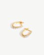 Claw Huggies | 18ct Gold Vermeil Pavé on Sale