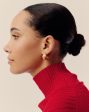 Rouje Lucia Dome Hoop Earrings | 18ct Gold Plated Online Sale