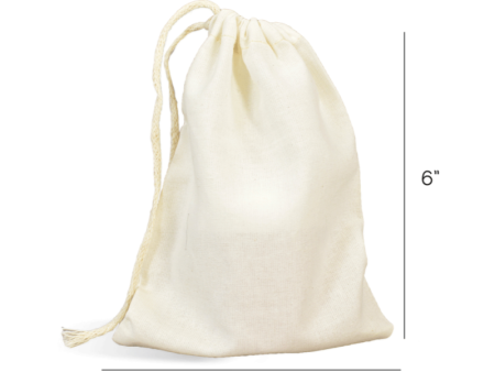 Muslin Drawstring Bags - Medium 4 x 6 Inch For Cheap