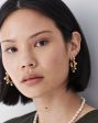 Medium Sphere Hoop Earrings | Mixed Metal For Cheap