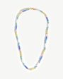 Long Beaded Stack Necklace For Discount