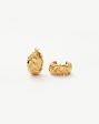 Lucy Williams Waffle Mini Hoop Earrings | 18ct Gold Vermeil on Sale