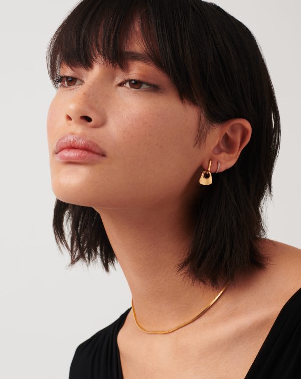 Hera Mini Charm Hoop Earrings For Discount