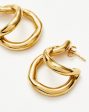 Molten Twisted Double Hoop Earrings Hot on Sale