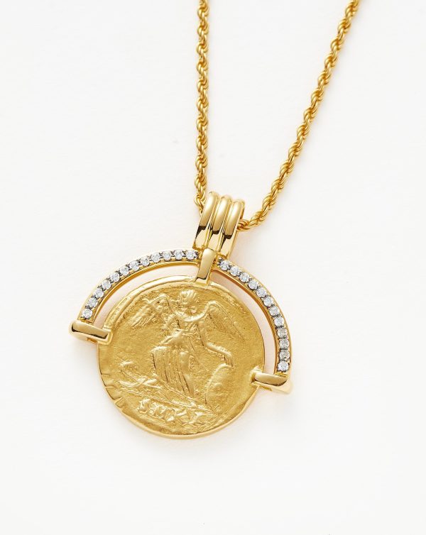 Lucy Williams Fortuna Arc Coin Necklace Cheap