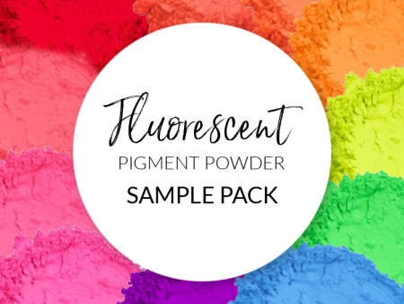 * Neon Fluorescent Pigment Sample Pack - 12 Fluorescent Colors on Sale