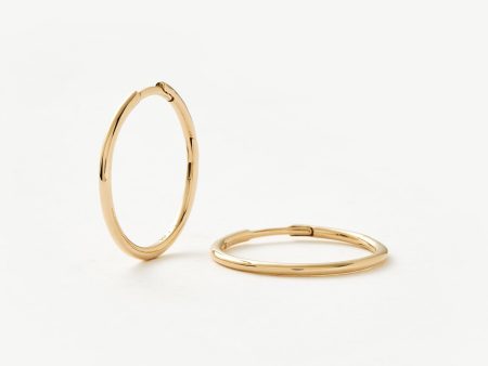 Fine Classic Small Hoop Earrings For Sale