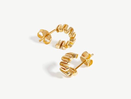 Wavy Huggies | 18ct Gold Vermeil Online Hot Sale