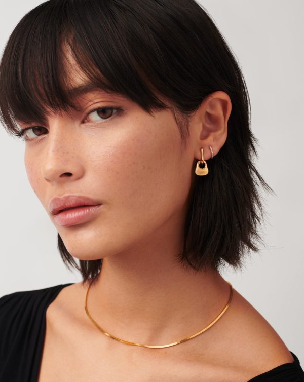 Hera Mini Charm Hoop Earrings For Discount