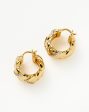 Lucy Williams Pave Waffle Hoop Earrings Online Sale