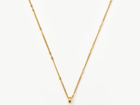 Baroque Pearl Twisted Chain Necklace | 18ct Gold Vermeil Pearl For Discount