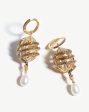 Harris Reed Fine Uncaged Drop Earrings | 14ct Solid Gold Pearl & Diamond For Discount