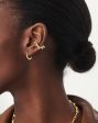 Lucy Williams Mini Beaded Hinged Hoop Earrings | 18ct Gold Vermeil Online Hot Sale