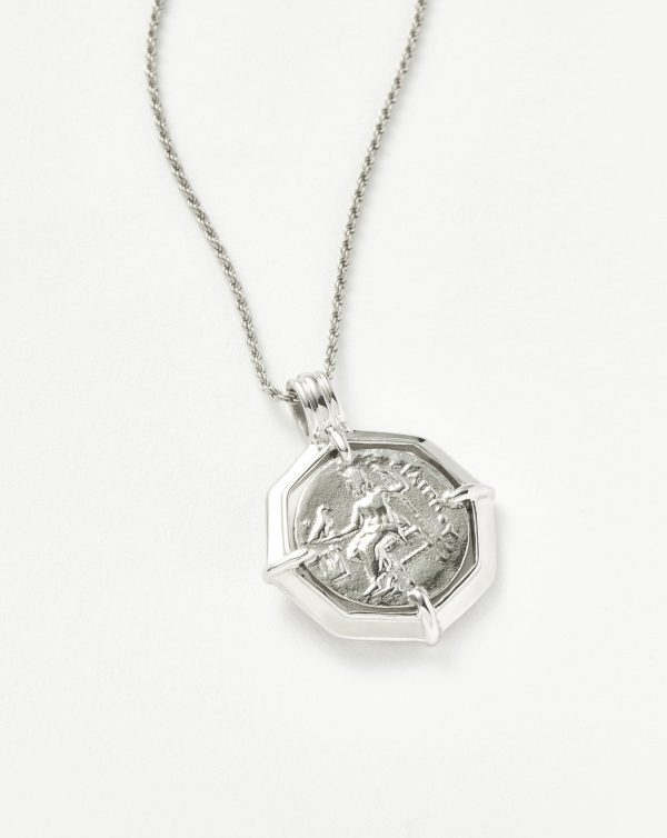 Lucy Williams Engravable Octagon Medallion Coin Necklace For Discount