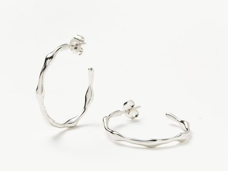 Medium Molten Hoop Earrings on Sale