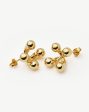 Atom Oversized Stud Earrings | 18ct Gold Plated Fashion