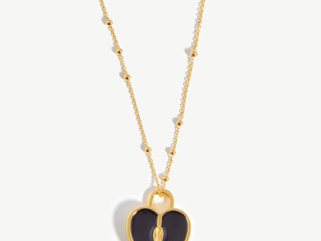 Engravable Heart Locket Necklace | 18ct Gold Plated Online Sale