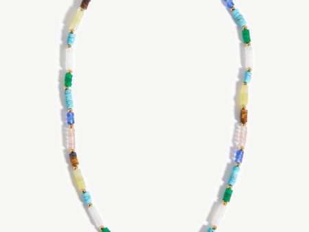 Medium Beaded Stack Necklace Online Sale