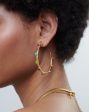 Hot Rox Oversized Hoop Earrings Hot on Sale