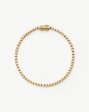 Classic Tennis Bracelet | 18ct Gold Vermeil Cubic Zirconia Hot on Sale