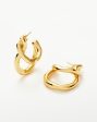 Molten Twisted Double Hoop Earrings Hot on Sale