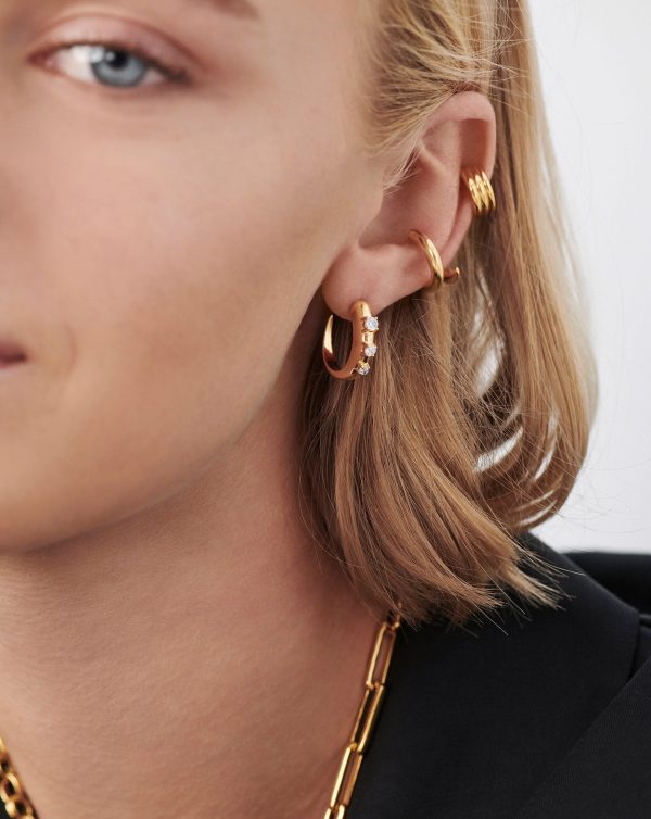 Small Claw Hoop Earrings Sale