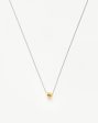 Abacus Beaded Floating Charm Necklace | 18ct Recycled Gold Vermeil and Rhodium on Sterling Silver Sale