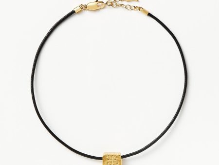 Lucy Williams Byzantine Coin Cord Anklet | 18ct Gold Vermeil Supply