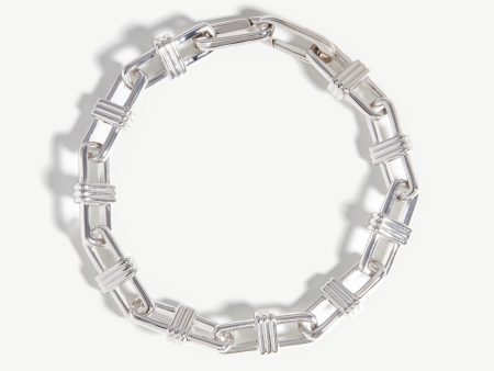 Fused Chunky Ridge Chain Bracelet Discount