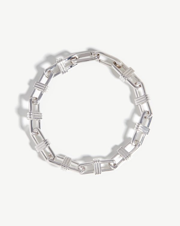 Fused Chunky Ridge Chain Bracelet Discount