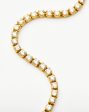 Classic Tennis Bracelet | 18ct Gold Vermeil Cubic Zirconia Hot on Sale