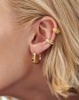 Small Claw Hoop Earrings For Cheap