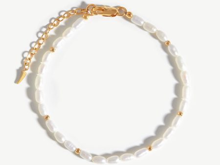 Seed Pearl Beaded Anklet Sale