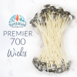 6  Premier 700 Candle Wicks - Braided Cotton Core Wicks Online Sale