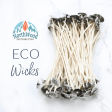 6  Eco Candle Wicks - Natural Cotton Wicks Sale