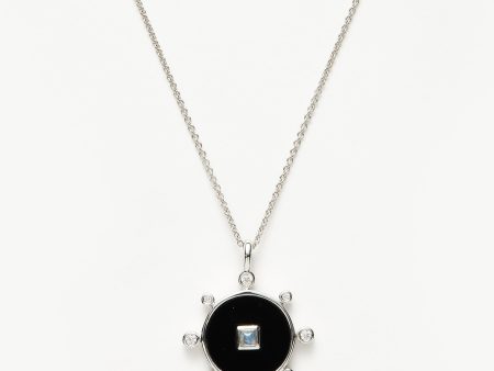 Black Onyx Amulet Pendant Necklace | Sterling Silver Black Onyx For Discount