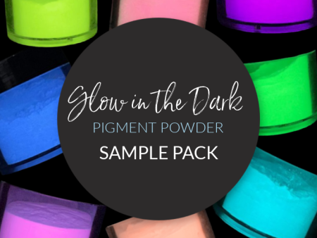 * Glow in the Dark Pigment Sample Pack - 14 Luminescent Colors Online Hot Sale