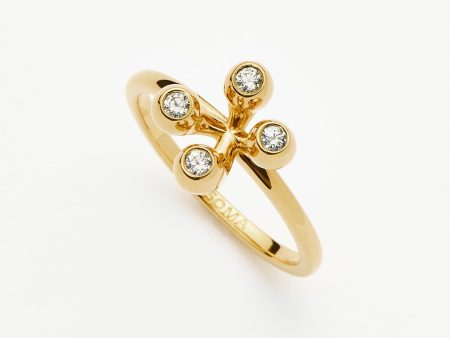 Atom Ring | 18ct Gold Vermeil Online