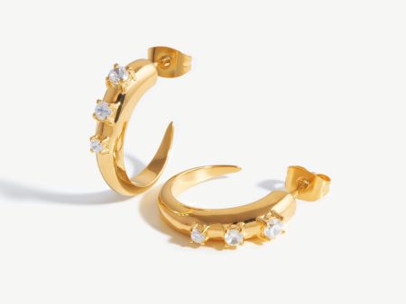 Small Claw Hoop Earrings Sale