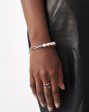 Baroque Pearl Twisted Link Bracelet | Silver Plated Pearl Cheap