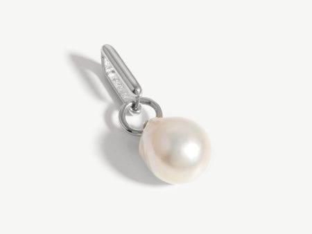 Baroque Pearl Single Ovate Earring | Sterling Silver Pearl Discount